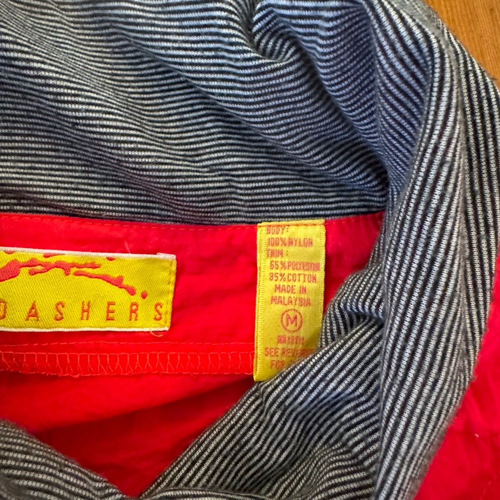 Dashers Vintage Retro Jacket Pink Pullover - Picture 4 of 8